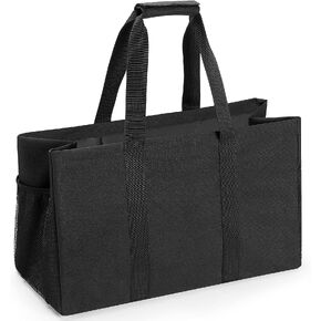 Clearlove Utility Tote Bag with Pockets Foldable totes for groceries with Reinforced Handles Sturdy Heavy Duty Totes in Kuwait