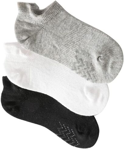 Zumou Toddler Non Slip Socks No Show Anti Skid Ankle With Grips 12 Pairs for Kids Little Girls Boys in Saudi Arabia