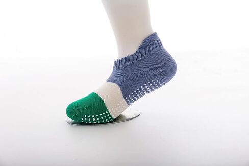 J Poqobog Baby Non-Slip Grip Ankle Socks for Infants Toddlers Boys Little Girls Children with Non Skid Soles in Kuwait