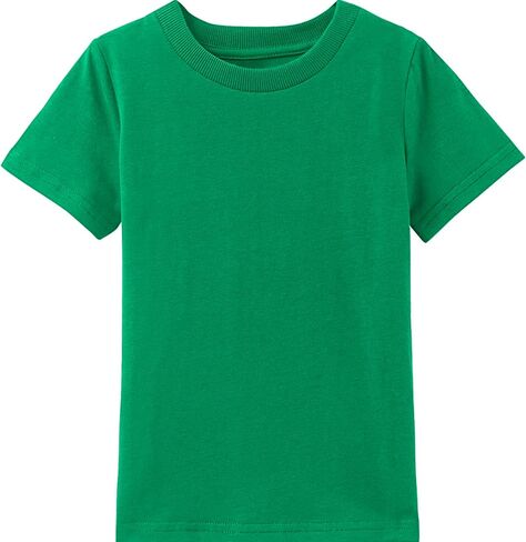 COSLAND Boys' 100% Cotton Heavyweight Short Sleeve Crewneck T Shirt in Saudi Arabia