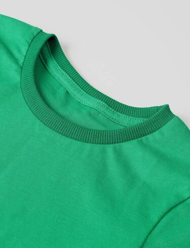 COSLAND Boys' 100% Cotton Heavyweight Short Sleeve Crewneck T Shirt in Saudi Arabia