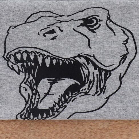 MODNTOGA Baby Boy Ask me About My moo Cow Shirt T-rex Ranch T-Shirt Kids Boy Short Sleeve Cow Tops Toddler Funny Dino Tees (T-rex, 130 (5-6 Years)) in Saudi Arabia