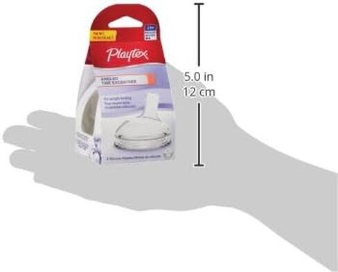Playtex Angled Nipple - Slow Flow - 2 Pk in Saudi Arabia