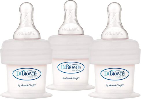Dr. Brown's First Feeder Bottle with Preemie Nipple - 15cc - 3pk in Saudi Arabia