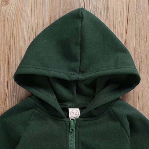 بذلة Seyurigaoka للأطفال الأولاد والبنات ذات قلنسوة وسحاب وأكمام طويلة من قطعة واحدة ملابس دافئة للجنسين in Kuwait