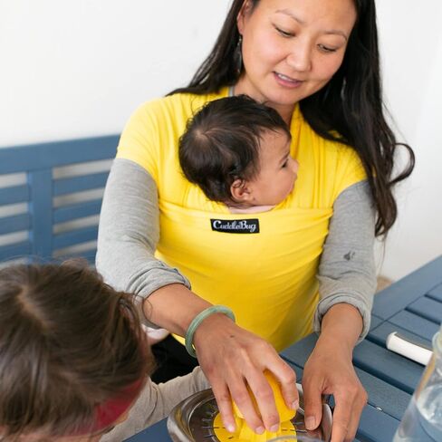 Cuddlebug Baby Wrap Carrier, Soft Stretchy Newborn Sling, 7-35 lbs, Black | Breathable Fabric, Hands-Free Baby Wearing Wrap, Hip-Healthy support with Gentle Stretch that hugs from day one. in Saudi Arabia
