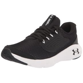 Under Armour Boy's Charged Vantage 2 Running Shoe, Black (001)/White, 4.5 Big Kid in Saudi Arabia