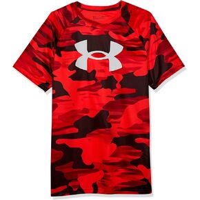 Under Armour Boys' Tech Big Logo Printed Short-Sleeve T-Shirt in Saudi Arabia
