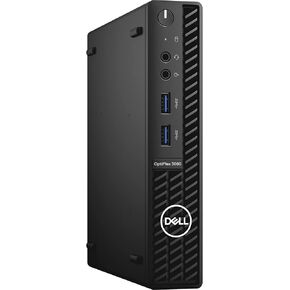 Dell OptiPlex 3000 3080 Desktop Computer - Intel Core i5 10th Gen i5-10500T Hexa-core (6 Core) 2.30 GHz - 16 GB RAM DDR4 SDRAM - 256 GB NVMe M.2 PCI Express M.2 SSD - Micro PC - Black in Kuwait