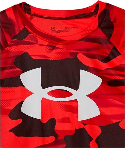 Under Armour Boys' Tech Big Logo Printed Short-Sleeve T-Shirt in Saudi Arabia
