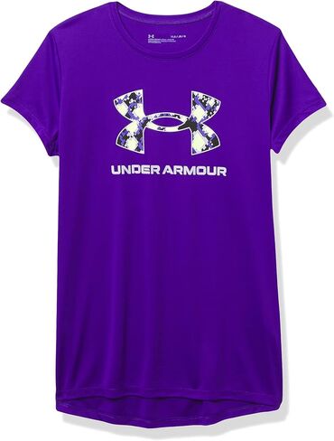 Under Armour Girls' Tech Big Logo Short Sleeve T-Shirt in Saudi Arabia