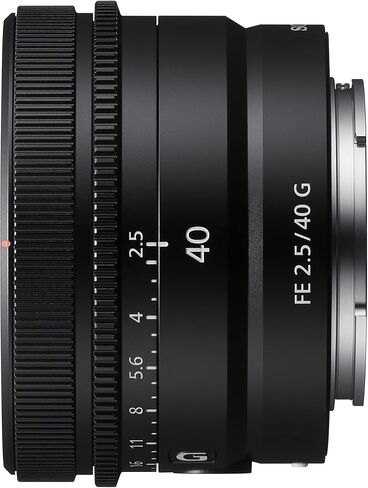 مجموعة عدسات Sony FE 40 مم F2.5 G كاملة الإطار SEL40F25G للكاميرات بدون مرآة E-Mount مع مجموعة مرشحات UV/Polarizer/FLD مقاس 49 مم + حافظة واقية للصور ديكو مكونة من 4 عبوات + برامج وملحقات in Saudi Arabia