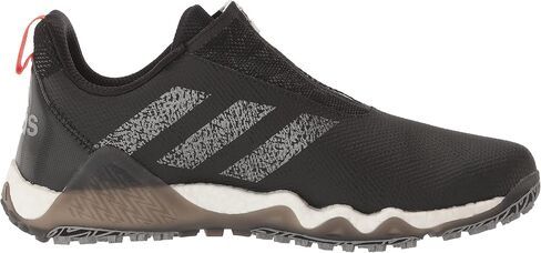 حذاء الجولف CODECHAOS 22 BOA للرجال من adidas، أسود أساسي/فضي داكن معدني/برتقالي، 15 in Kuwait