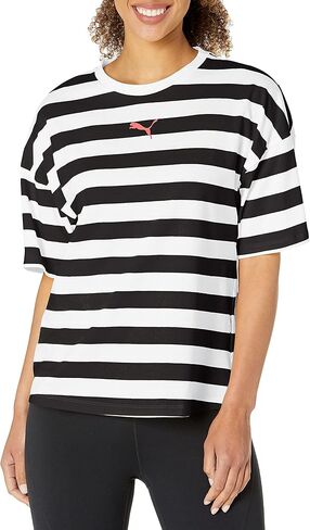 PUMA Women's Summer Stripes All Over Print Tee in Saudi Arabia