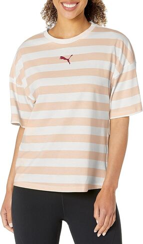 PUMA Women's Summer Stripes All Over Print Tee in Saudi Arabia