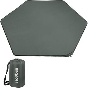 مرتبة Hoybell Playpen، متوافقة مع Regalo My Play Play Yard، قابلة للنفخ ذاتيًا ومريحة مع حقيبة حمل - رمادي داكن in Kuwait