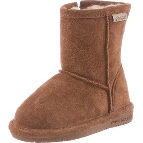 BEARPAW Unisex-Child Emma Toddler Zipper Mid Calf Boot