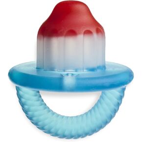 Itzy Ritzy Teensy Teether, Silicone Teething Toy with Handle (Hero Pop) | Flexible Hollow Design with Easy-Grip Handle Helps Soothe Sore Gums, Support Self-Soothing & Comfortable Teething Relief in Saudi Arabia