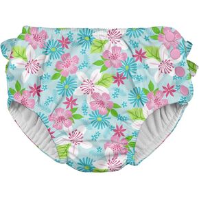 Green sprouts - حفاض سباحة بكشكشة - زهرة أكوا الخفيفة - 12 شهرًا (6-12 شهرًا) in Kuwait