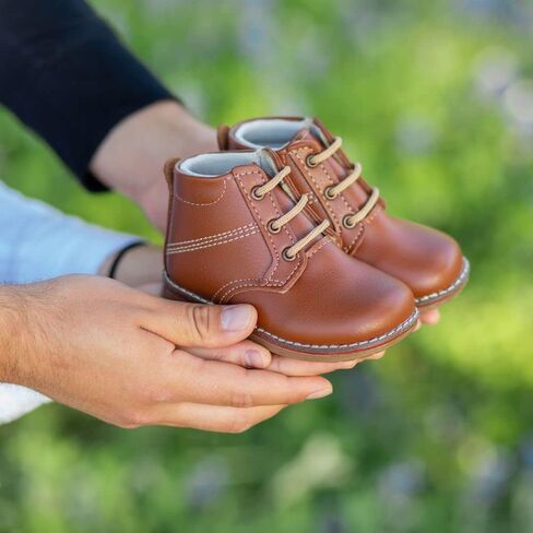 Baby and Toddler Walking Shoes Lightweight Non-Slip First Walker Shoes with Ankle Support for Boys Girls & Kids in Kuwait