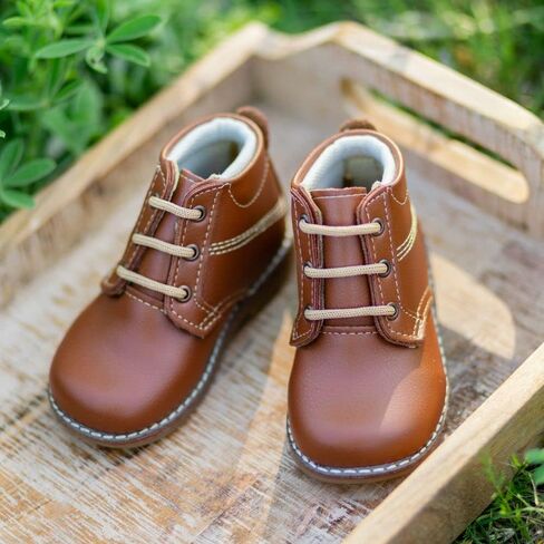 Baby and Toddler Walking Shoes Lightweight Non-Slip First Walker Shoes with Ankle Support for Boys Girls & Kids in Kuwait