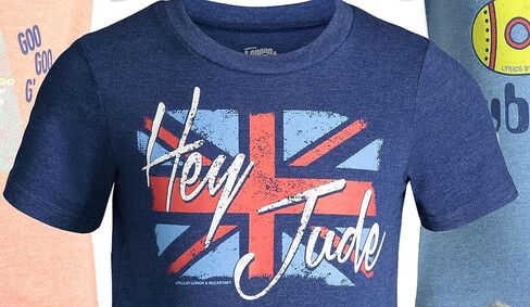 Lyrics by Lennon and McCartney 5 Pack Graphic T-Shirts Infant to Big Kid in Kuwait