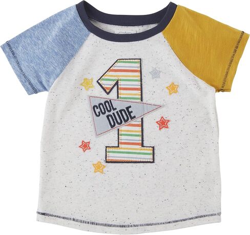 Mud Pie Baby Boys' Mud Pie Toddler Boy Birthday Tee in Saudi Arabia