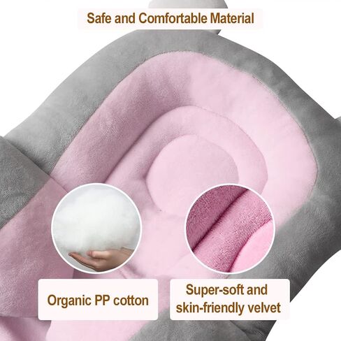 وسادة عربة أطفال من vocheer ، مقعد سيارة 2 في 1 ، بطانة لينة عربة الطفل ، وسادة دعم الطفل ، وسادة دعم الجسم ، الوردي in Kuwait