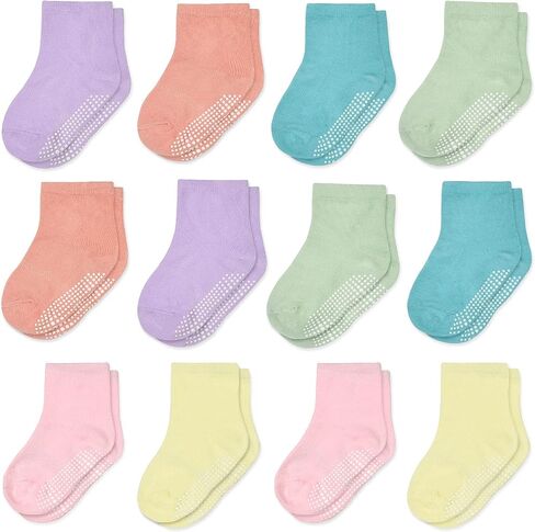 SkiBeaut Toddler Boys Socks, Non Slip Kids Girls Grips Socks for 1-7 Years in Saudi Arabia