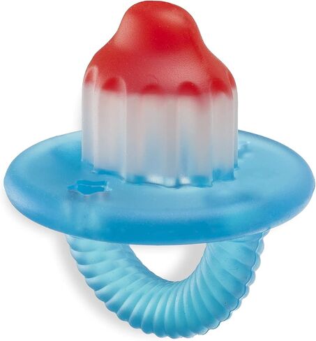 Itzy Ritzy Silicone Teensy Teether - Flexible, Soft & Hollow Baby Teething Toy with Easy-to-Hold Handle; Designed for Ages 3 Months and Up (Diamond) in Saudi Arabia