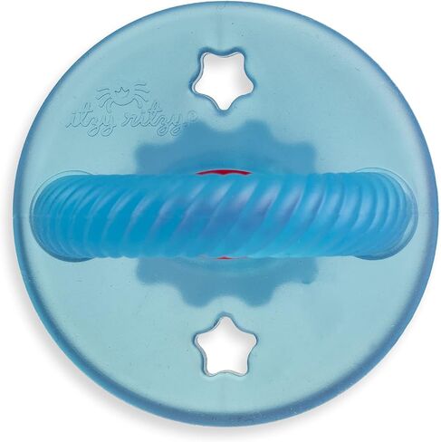 Itzy Ritzy Silicone Teensy Teether - Flexible, Soft & Hollow Baby Teething Toy with Easy-to-Hold Handle; Designed for Ages 3 Months and Up (Diamond) in Saudi Arabia
