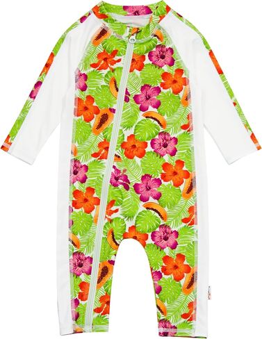 SwimZip Girls' Long-Sleeve UPF 50+ Swimsuit for Baby, Toddler, & Little Girls in Saudi Arabia