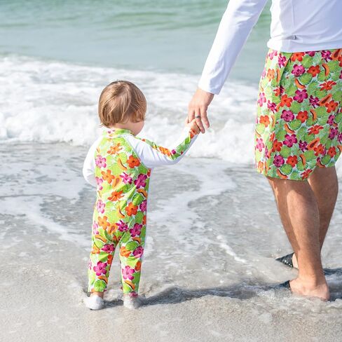 SwimZip Girls' Long-Sleeve UPF 50+ Swimsuit for Baby, Toddler, & Little Girls in Saudi Arabia