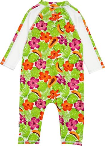 SwimZip Girls' Long-Sleeve UPF 50+ Swimsuit for Baby, Toddler, & Little Girls in Saudi Arabia