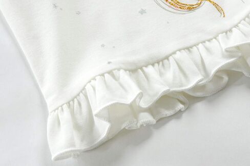 Toddler Baby Girl Short Sleeve Giraffe T-Shirt Ruffle Sleeve Cotton Unicorn Tank Tops Tee in Saudi Arabia