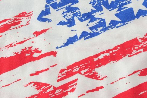 Little Hand Boys 4th of July T-Shirt Short Sleeve Stars Stripes Patriotic Shirts Toddler American Flag Tee for Kids 2-8 Years in Saudi Arabia