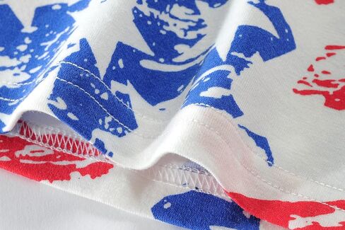 Little Hand Boys 4th of July T-Shirt Short Sleeve Stars Stripes Patriotic Shirts Toddler American Flag Tee for Kids 2-8 Years in Saudi Arabia
