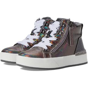 Skechers Kids Girls Street Shoutouts Deluxe Sneaker, Gunmetal, 2 Little Kid in Saudi Arabia