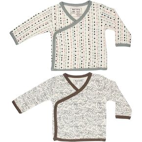 Maple Clothing Organic Cotton Baby Kimono Long Sleeve Bodysuit GOTS Certified in Saudi Arabia