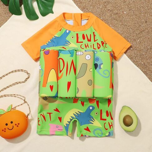 Toddler One-Piece Swimsuit Beach Sport Summer Swimwear Hawaiian Floral Bathing Suit for Girls Boys in Saudi Arabia