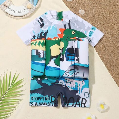 Toddler One-Piece Swimsuit Beach Sport Summer Swimwear Hawaiian Floral Bathing Suit for Girls Boys in Saudi Arabia