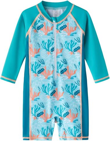 LIBREDGE Baby Boy Swimsuit UPF 50+ Sun Protection, Rash Guard Swimsuit Baby Beach Essentials, Toddler Swimsuit Boy in Saudi Arabia