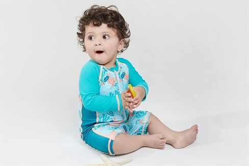 LIBREDGE Baby Boy Swimsuit UPF 50+ Sun Protection, Rash Guard Swimsuit Baby Beach Essentials, Toddler Swimsuit Boy in Saudi Arabia