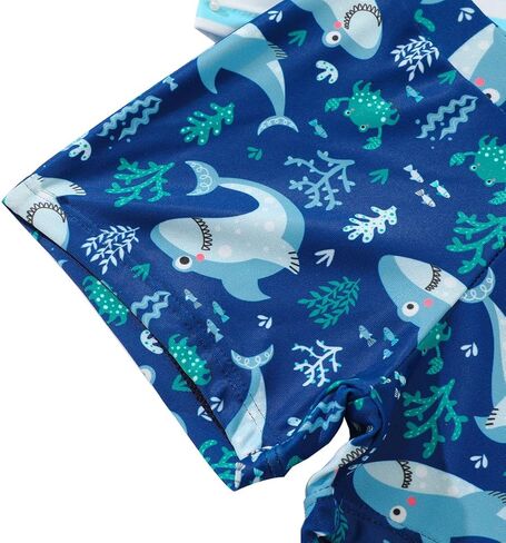 ياجاتا طفل رضيع الأولاد 3 قطع ملابس السباحة مجموعة الأولاد ملابس السباحة ديناصور ثوب السباحة طفح الحرس UPF 50+ in Kuwait