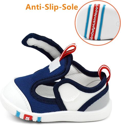 OAISNIT Baby Boy Girl Sandals Lightwight Breathable Summer Mesh Sneakers Non-Slip Toddler First Walking Shoes 6 12 18 24 Months in Kuwait