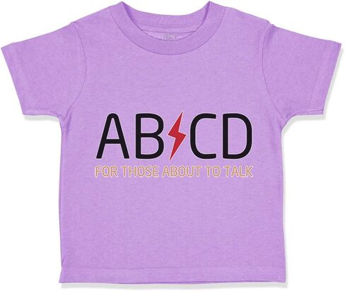 Toddler T-Shirt Ab Cd ABCD Rock & Roll Funny Humor Coolest Little 1 Clothes in Saudi Arabia