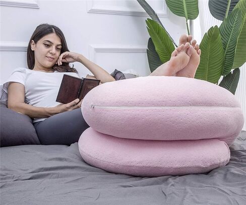 1 MIDDLE ONE Pregnancy Pillow, C Shaped Full Body Pillow for Maternity Support and Pregnant Women Sleeping with Velvet Cover (Dark Grey) in Saudi Arabia