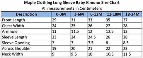 Maple Clothing Organic Cotton Baby Kimono Long Sleeve Bodysuit GOTS Certified in Saudi Arabia