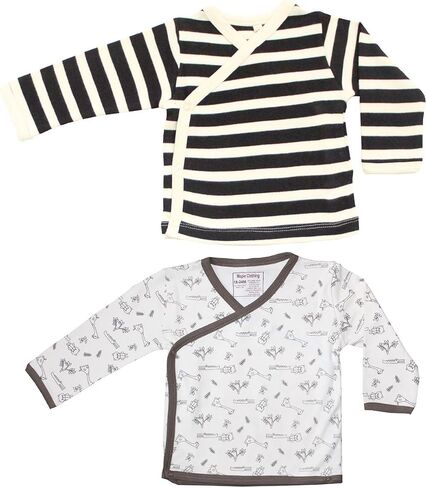 Maple Clothing Organic Cotton Baby Kimono Long Sleeve Bodysuit GOTS Certified in Saudi Arabia