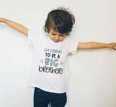 Big Brother T Shirts Tops Toddler Baby Boy I’m Going to be a Big Brother Announcement Tees Clothes Novelty Gift Summer Outfit in Kuwait